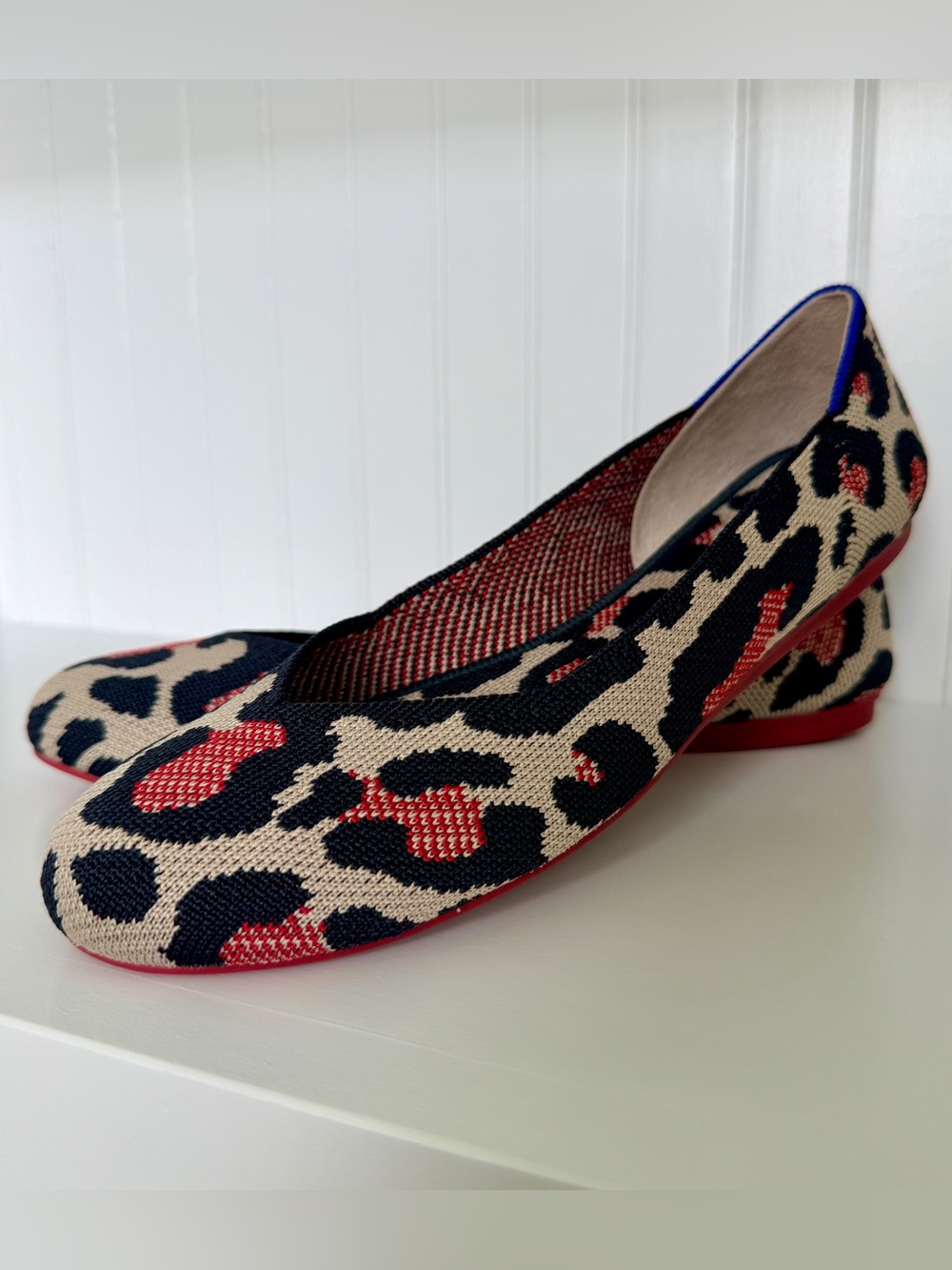 Rothy’s The Flat: Red Cat Print